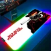 Anime RGB Mouse Pad Red Dead Redemption 2 Gaming LED Mousepad Gamer Laptop Accessories Deskmat Keyboard 12 - Red Dead Redemption 2 Store