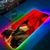 Anime RGB Mouse Pad Red Dead Redemption 2 Gaming LED Mousepad Gamer Laptop Accessories Deskmat Keyboard 14 - Red Dead Redemption 2 Store