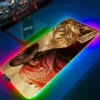 Anime RGB Mouse Pad Red Dead Redemption 2 Gaming LED Mousepad Gamer Laptop Accessories Deskmat Keyboard 17 - Red Dead Redemption 2 Store