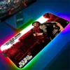 Anime RGB Mouse Pad Red Dead Redemption 2 Gaming LED Mousepad Gamer Laptop Accessories Deskmat Keyboard 6 - Red Dead Redemption 2 Store