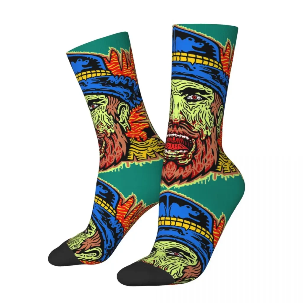 Funny Happy Zombie Men s Socks Vintage Harajuku Red Dead Redemption 2 Desert Cowboy Hip Hop - Red Dead Redemption 2 Store