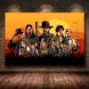 Game Poster Red Dead Redemption 2 Canvas Wall Art Print Painting Wallpaper Decorative Wall Picture for - Red Dead Redemption 2 Store