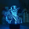 Game Red Dead Redemption 2 Gift Acrylic 3d Lamp for Game Room Decor Nightlight RDR2 Arthur 1 - Red Dead Redemption 2 Store