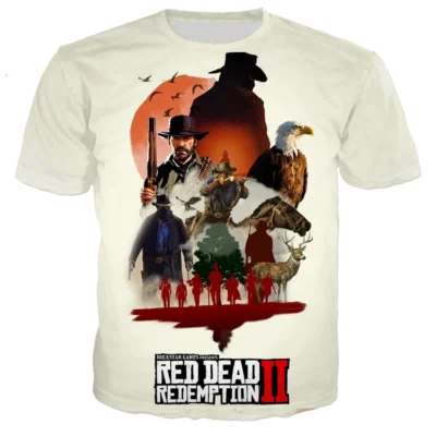 Game Red Dead Redemption 3D Printed T shirt Men women New Summer Hot Sale Fashion Cool 7 - Red Dead Redemption 2 Store