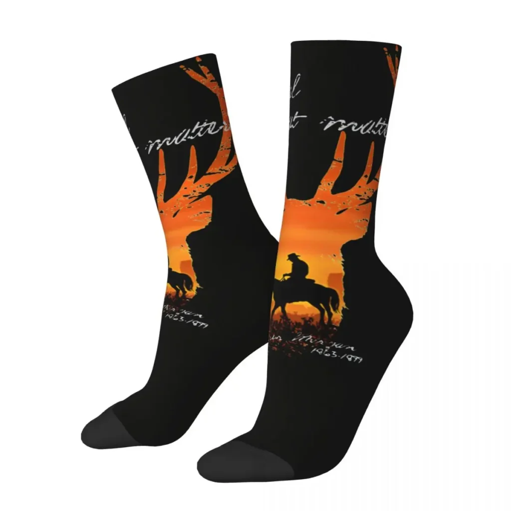 Hip Hop Retro Loyal Crazy Men s compression Socks Unisex Red Dead Redemption 2 Desert Cowboy - Red Dead Redemption 2 Store