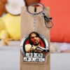 New Game Red Dead Redemption 2 Keychain Acrylic Crystal Key Ring Jewelry Souvenir Cartoon Cool Keychain 1 - Red Dead Redemption 2 Store