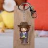 New Game Red Dead Redemption 2 Keychain Acrylic Crystal Key Ring Jewelry Souvenir Cartoon Cool Keychain 2 - Red Dead Redemption 2 Store