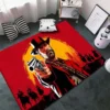 Red Dead Game Pattern Gun Somke Printed Carpet for Living Room Bedroom Area Home Decorate Rugs 16 - Red Dead Redemption 2 Store