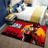 Red Dead Game Pattern Gun Somke Printed Carpet for Living Room Bedroom Area Home Decorate Rugs 3 - Red Dead Redemption 2 Store