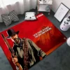 Red Dead Game Pattern Gun Somke Printed Carpet for Living Room Bedroom Area Home Decorate Rugs 7 - Red Dead Redemption 2 Store