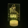 Red Dead Redemption 2 Game Figure Arthur Morgan 3D Picture Lava Lamp Battery Touch Night Light 1 - Red Dead Redemption 2 Store