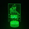 Red Dead Redemption 2 Game Figure Arthur Morgan 3D Picture Lava Lamp Battery Touch Night Light 2 - Red Dead Redemption 2 Store