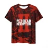 Red Dead Redemption 2 T Shirts Game 3D Print Streetwear Men Women Fashion Oversized Short Sleeve 1 - Red Dead Redemption 2 Store