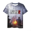 Red Dead Redemption 2 T Shirts Game 3D Print Streetwear Men Women Fashion Oversized Short Sleeve 10 - Red Dead Redemption 2 Store