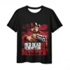 Red Dead Redemption 2 T Shirts Game 3D Print Streetwear Men Women Fashion Oversized Short Sleeve - Red Dead Redemption 2 Store