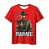 Red Dead Redemption 2 T Shirts Game 3D Print Streetwear Men Women Fashion Oversized Short Sleeve 13 - Red Dead Redemption 2 Store