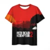 Red Dead Redemption 2 T Shirts Game 3D Print Streetwear Men Women Fashion Oversized Short Sleeve 7 - Red Dead Redemption 2 Store