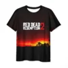 Red Dead Redemption 2 T Shirts Game 3D Print Streetwear Men Women Fashion Oversized Short Sleeve 9 - Red Dead Redemption 2 Store