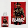 Red Dead Redemption 2 game background cloth tapestry HD printing wall art cloth decorative wall painting 12 - Red Dead Redemption 2 Store