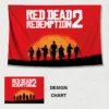 Red Dead Redemption 2 game background cloth tapestry HD printing wall art cloth decorative wall painting 2 - Red Dead Redemption 2 Store