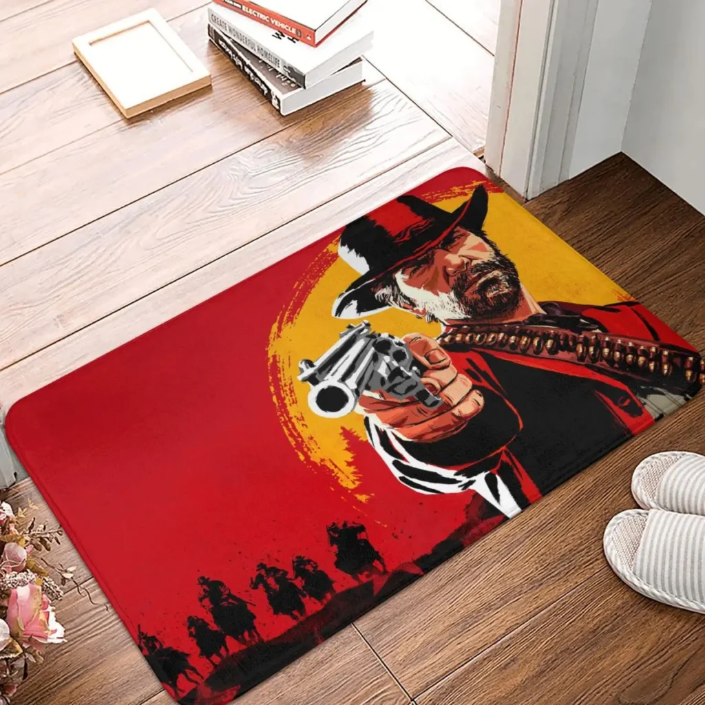 Red Dead Redemption John Marston Game Anti Slip Doormat Bath Mat Poster Floor Carpet Welcome Rug - Red Dead Redemption 2 Store