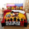 Red Dead Redemption Shooting Game 3d Bedding Set Queen King Size Duvet Cover Set Comforter Cover 1 - Red Dead Redemption 2 Store