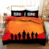 Red Dead Redemption Shooting Game 3d Bedding Set Queen King Size Duvet Cover Set Comforter Cover 5 - Red Dead Redemption 2 Store