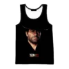 Tank Tops Casual Vest Oversized 3D Print Red Dead Redemption Men Tanks Tops Sleeveless Fashion Summer 1 - Red Dead Redemption 2 Store