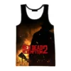 Tank Tops Casual Vest Oversized 3D Print Red Dead Redemption Men Tanks Tops Sleeveless Fashion Summer - Red Dead Redemption 2 Store