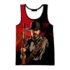 Tank Tops Casual Vest Oversized 3D Print Red Dead Redemption Men Tanks Tops Sleeveless Fashion Summer 4 - Red Dead Redemption 2 Store