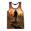 Tank Tops Casual Vest Oversized 3D Print Red Dead Redemption Men Tanks Tops Sleeveless Fashion Summer 5 - Red Dead Redemption 2 Store