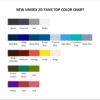 tank top color chart 1 - Red Dead Redemption 2 Store