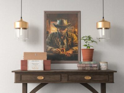 Red Dead Redemption 2 Arthur Morgan Portrait Wall Art - Red Dead Redemption 2 Store