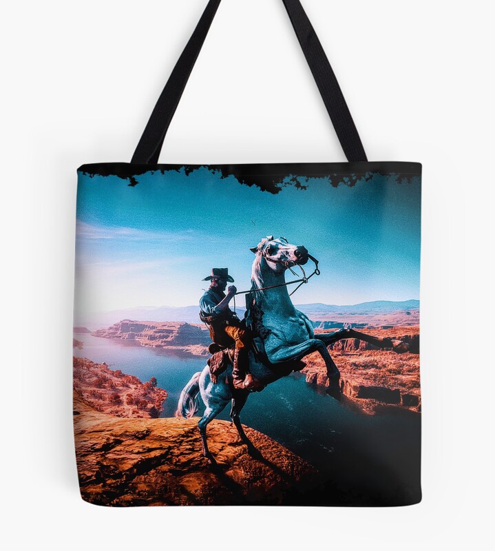 Red Dead Redemption 2 V4 Tote Bag - Red Dead Redemption 2 Store